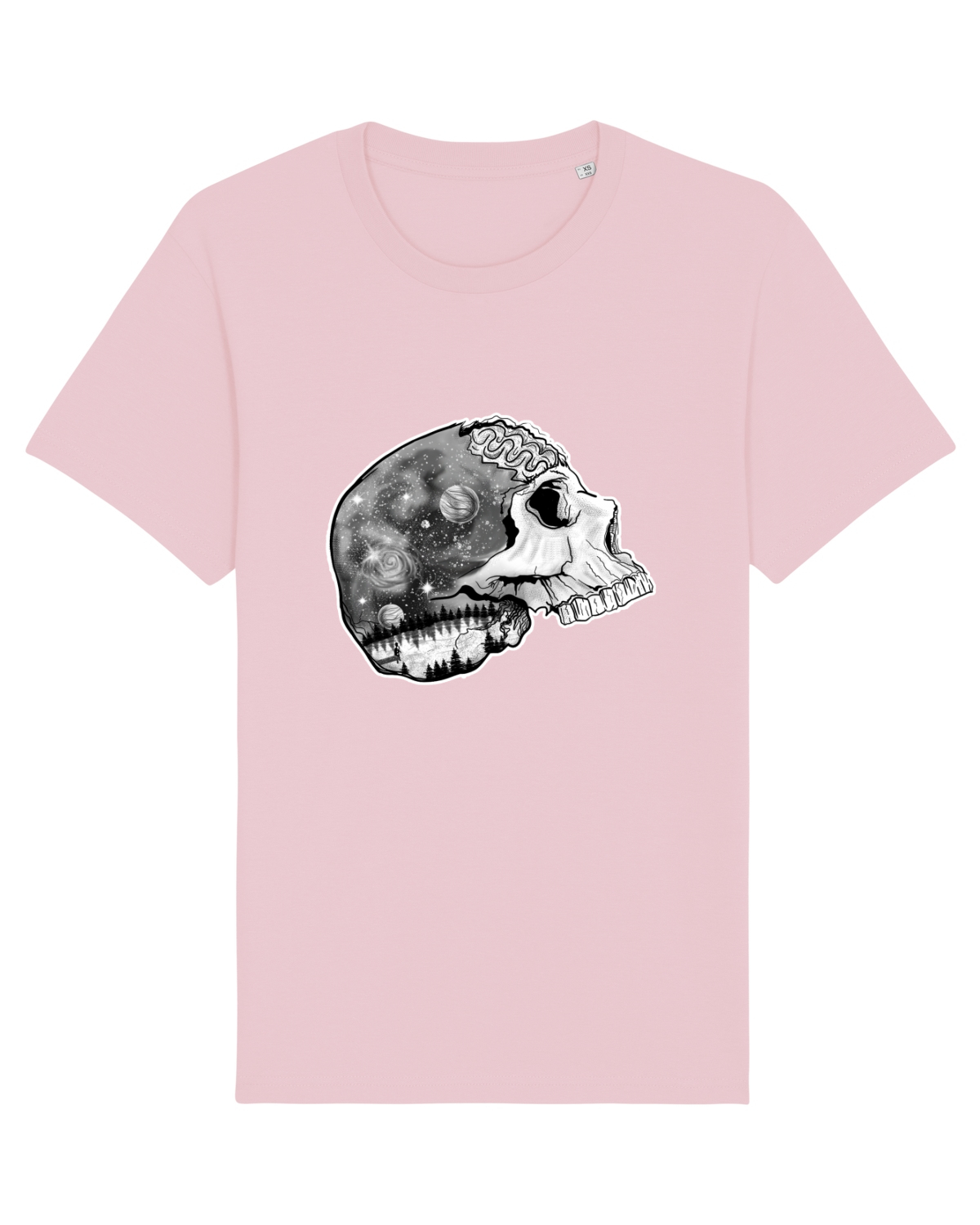 Tricou mânecă scurtă Unisex Rocker Cotton Pink