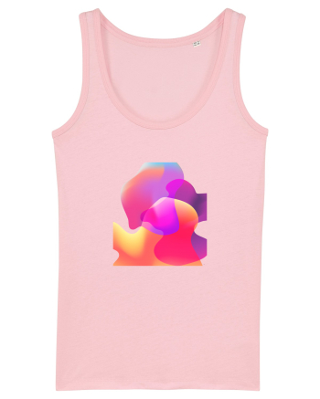 Abstract Bubbles Cotton Pink