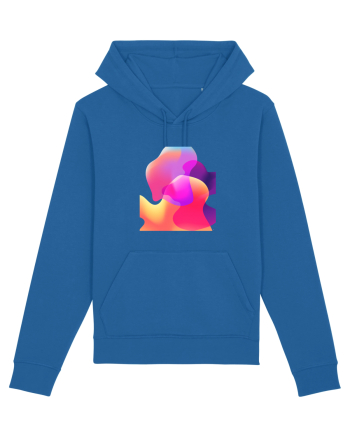 Abstract Bubbles Royal Blue