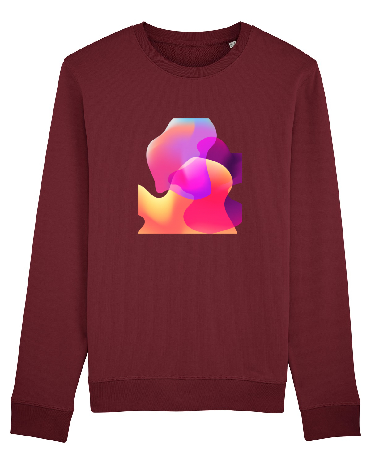 Bluză mânecă lungă Unisex Rise Burgundy