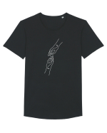 Reaching Hands Tricou mânecă scurtă guler larg Bărbat Skater