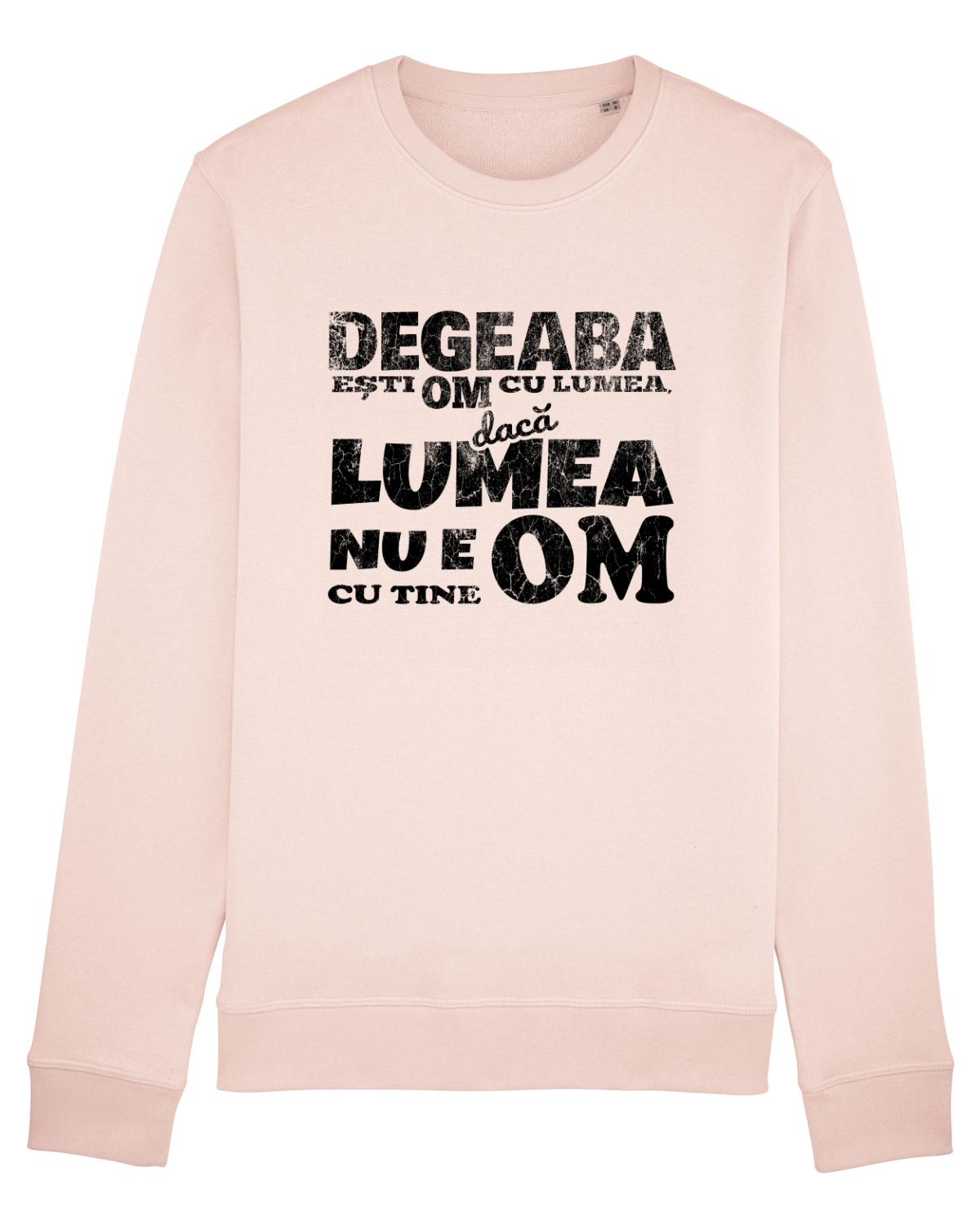 Bluză mânecă lungă Unisex Rise Candy Pink