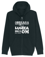 Degeaba esti Om cu Lumea, daca Lumea nu e Om cu Tine Hanorac cu fermoar Unisex Connector