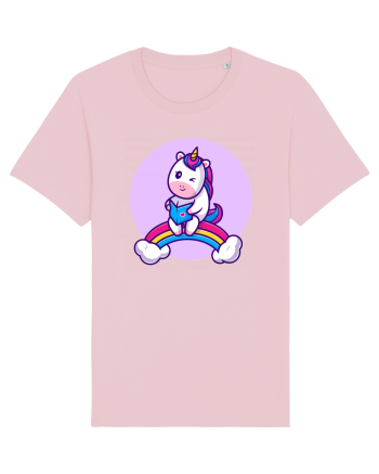 Unicornul care citeste Cotton Pink