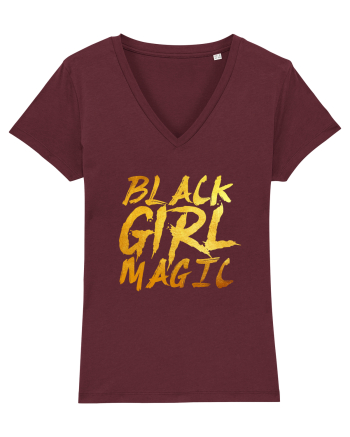 Black Girl Magic Burgundy