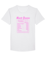 Black Queen Tricou mânecă scurtă guler larg Bărbat Skater