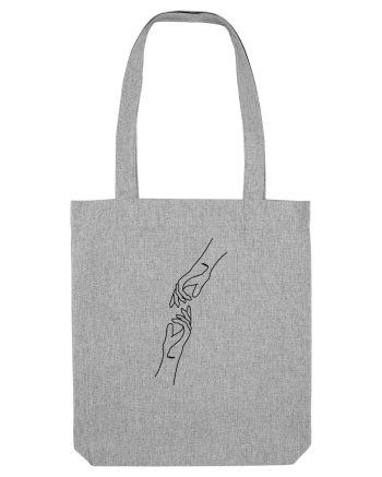 Reaching Hands Heather Grey