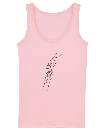 Reaching Hands Cotton Pink