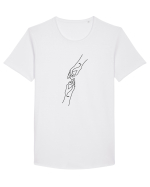 Reaching Hands Tricou mânecă scurtă guler larg Bărbat Skater