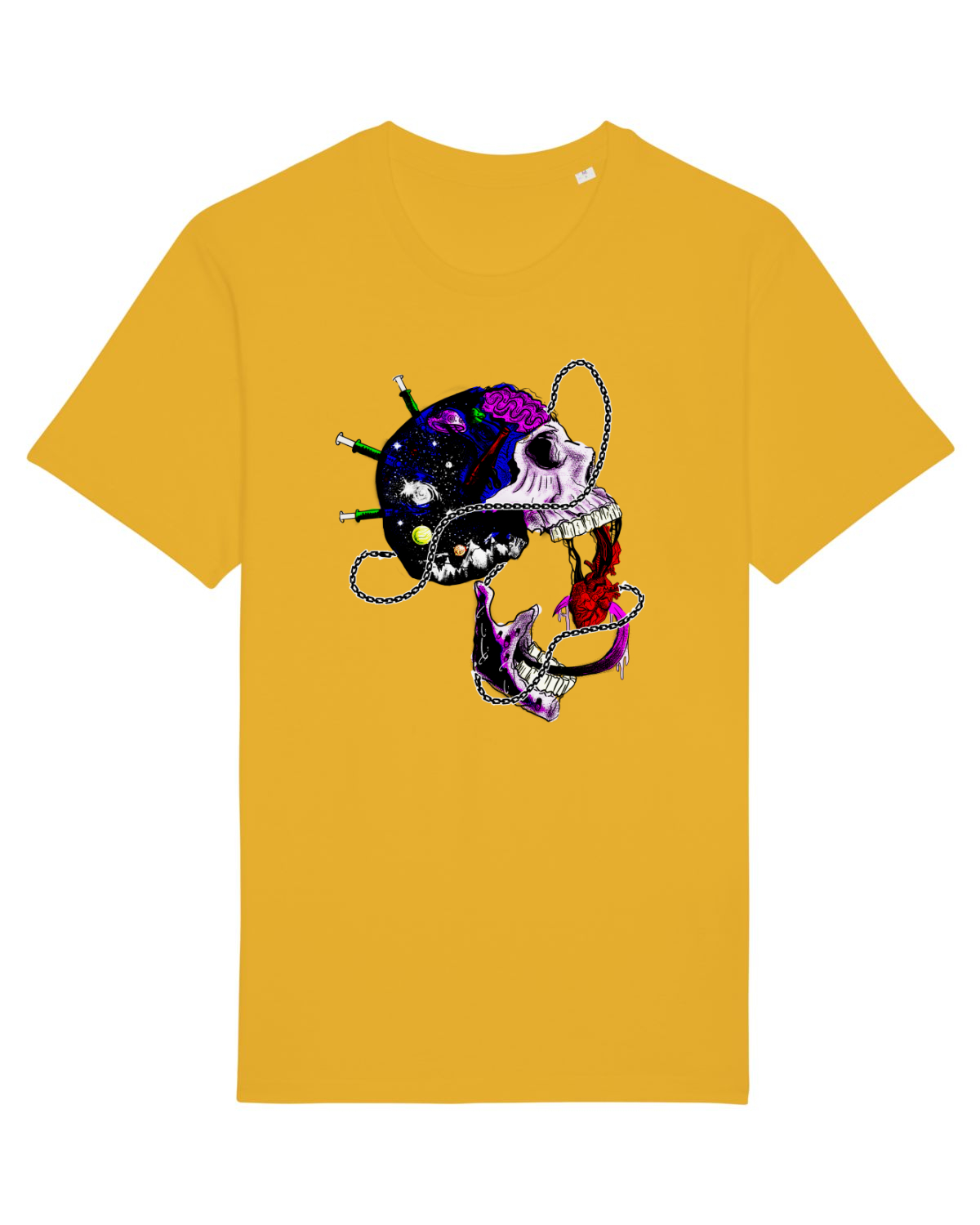 Tricou mânecă scurtă Unisex Rocker Spectra Yellow