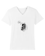 OH NO  Tricou mânecă scurtă guler V Bărbat Presenter