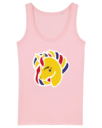 Unicorn Patriotic Tricolor Cotton Pink