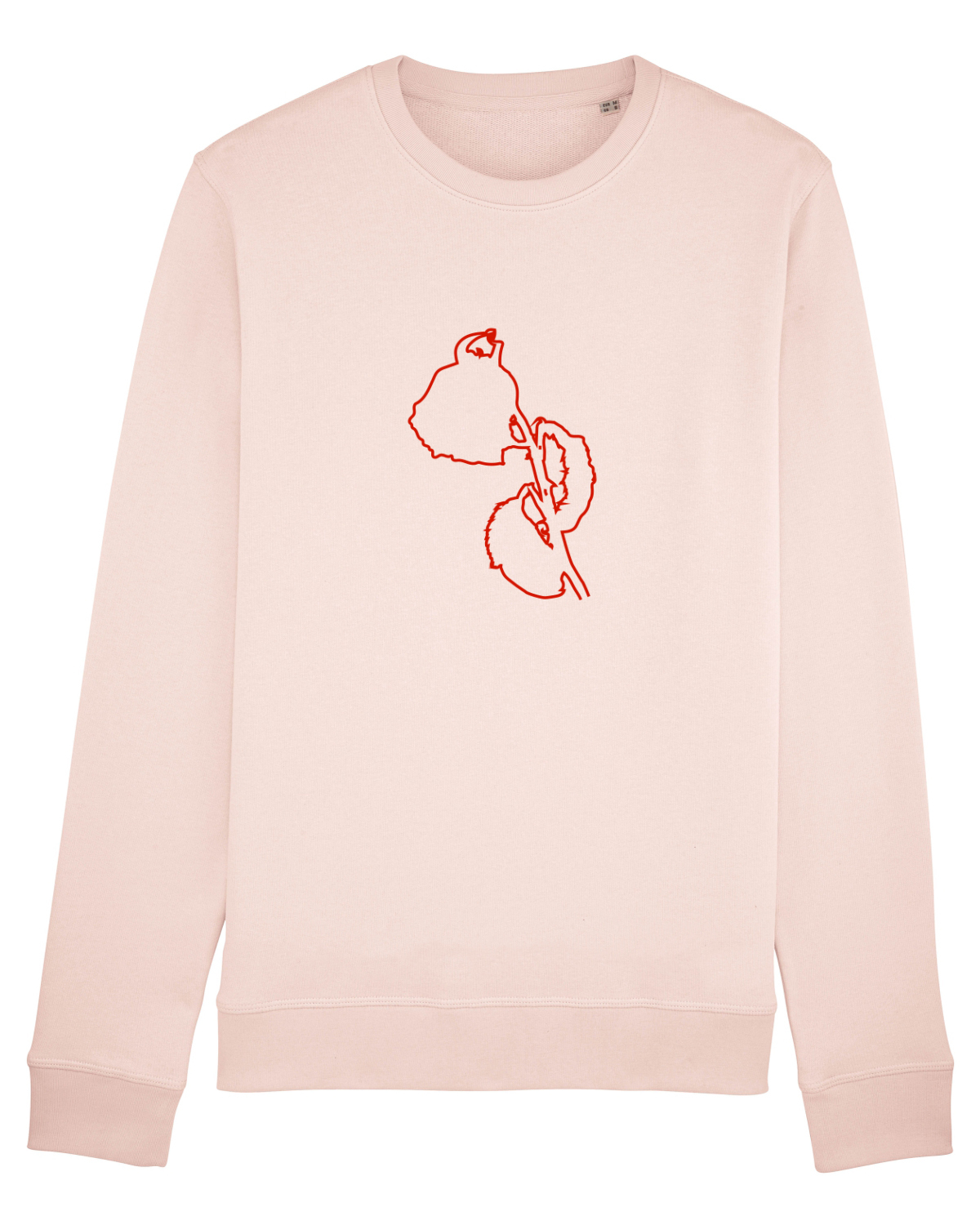 Bluză mânecă lungă Unisex Rise Candy Pink
