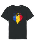 Iubesc Romania Tricou mânecă scurtă Unisex Rocker