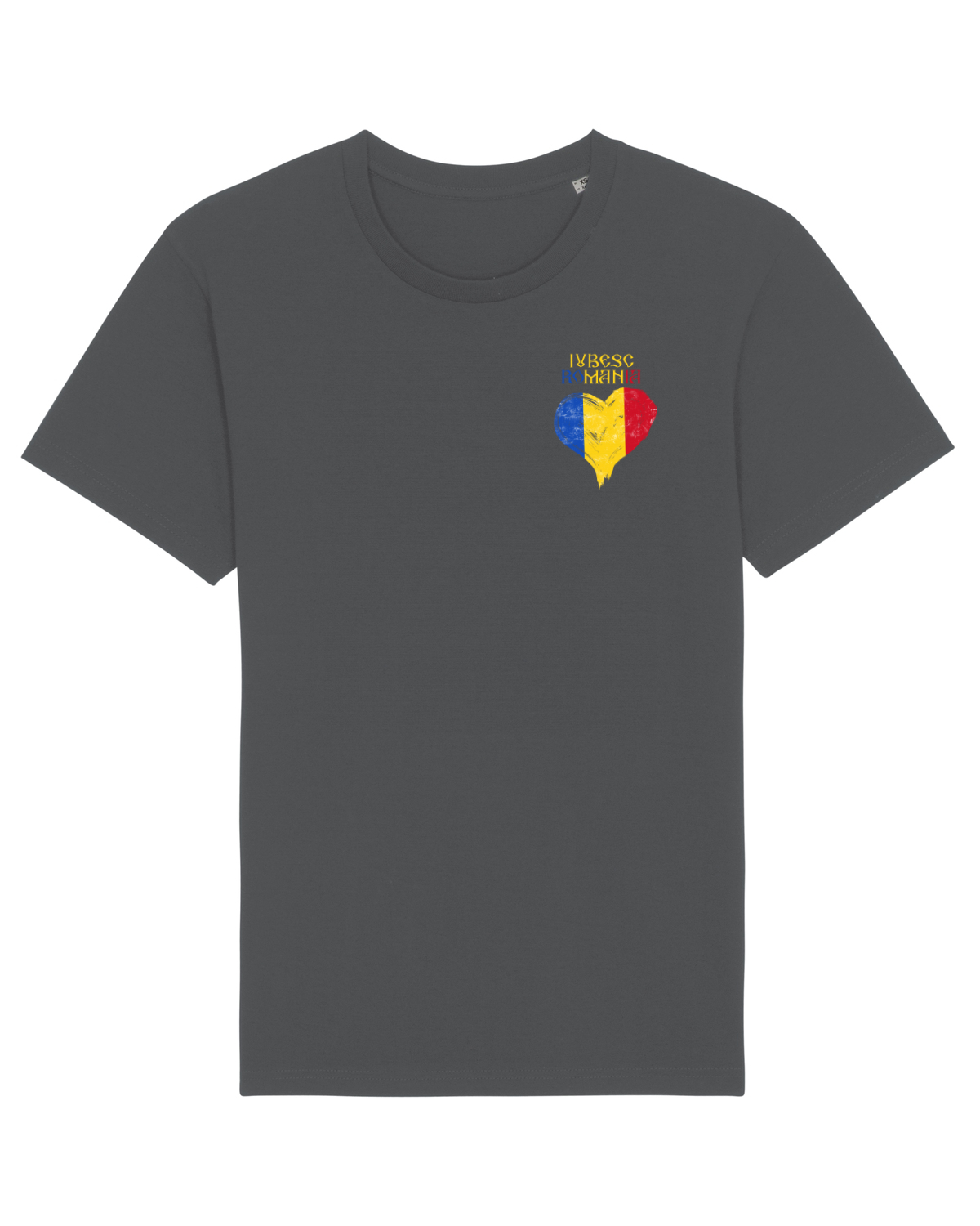 Tricou mânecă scurtă Unisex Rocker Anthracite