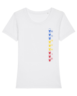 Romania Tricou mânecă scurtă guler larg fitted Damă Expresser