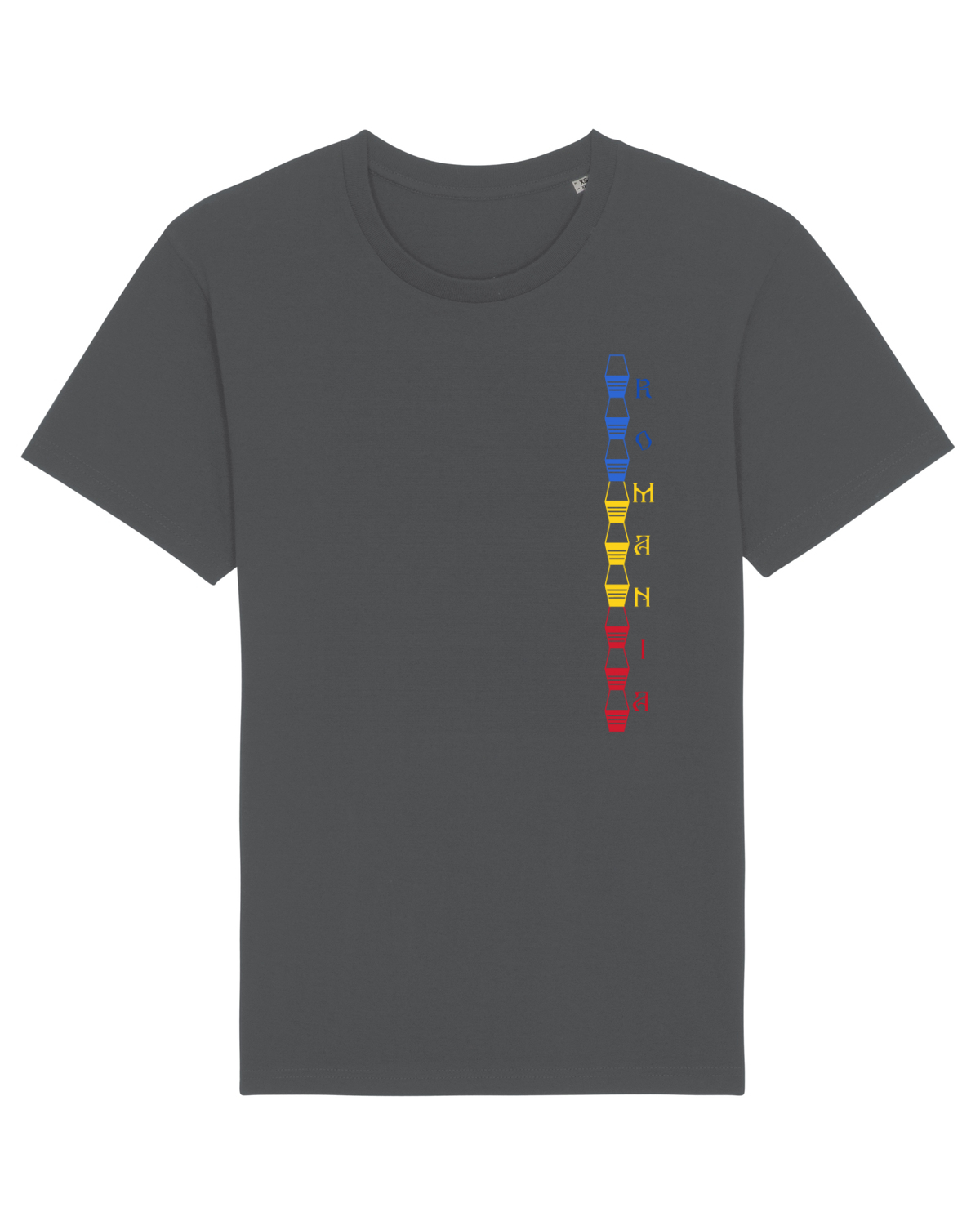 Tricou mânecă scurtă Unisex Rocker Anthracite