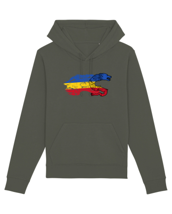 Drapel cu Lup Khaki