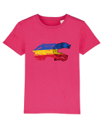 Drapel cu Lup Tricou mânecă scurtă  Copii Mini Creator