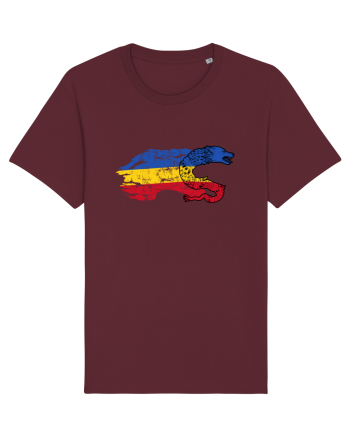 Drapel cu Lup Burgundy