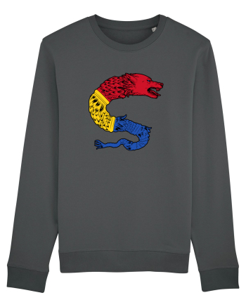 Lup Dacic Tricolor Anthracite