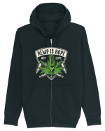 Hemp Is Hope Not Dope Hanorac cu fermoar Unisex Connector
