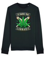I'd Smoke That Cannabis Bluză mânecă lungă Unisex Rise