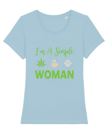 I'm A Simple Woman Sky Blue