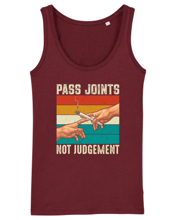 Pass Joint Not Judgement Burgundy