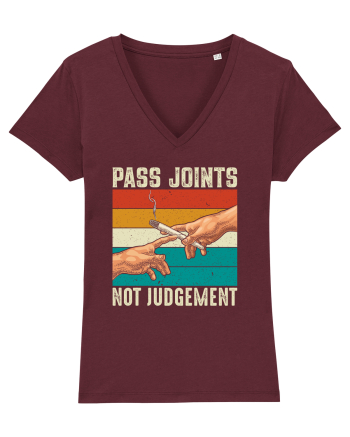 Pass Joint Not Judgement Burgundy
