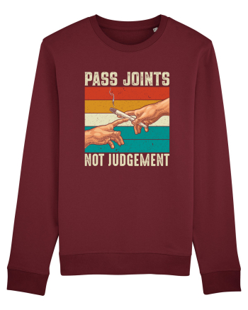 Pass Joint Not Judgement Burgundy