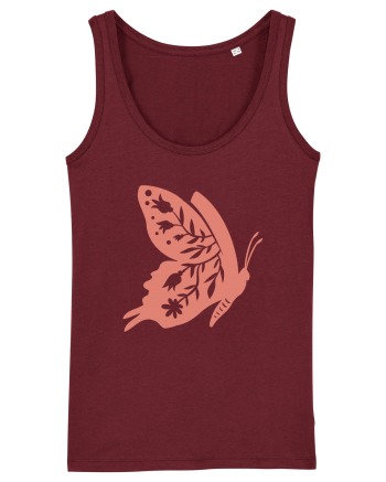 Fluture Dantela Burgundy