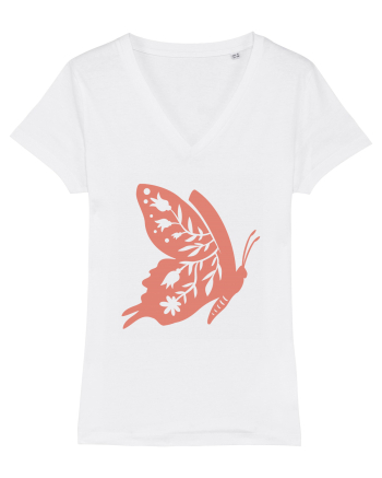 Fluture Dantela White