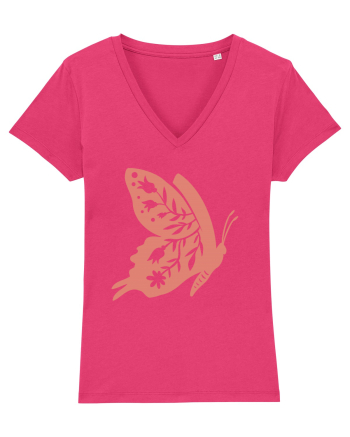 Fluture Dantela Raspberry