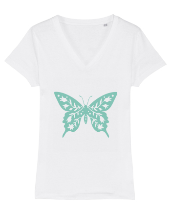 Fluture Dantela White