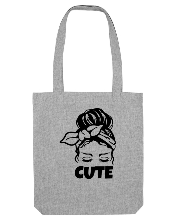 Cute Woman Heather Grey