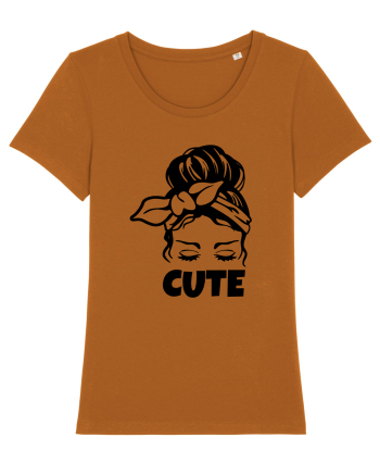 Cute Woman Roasted Orange