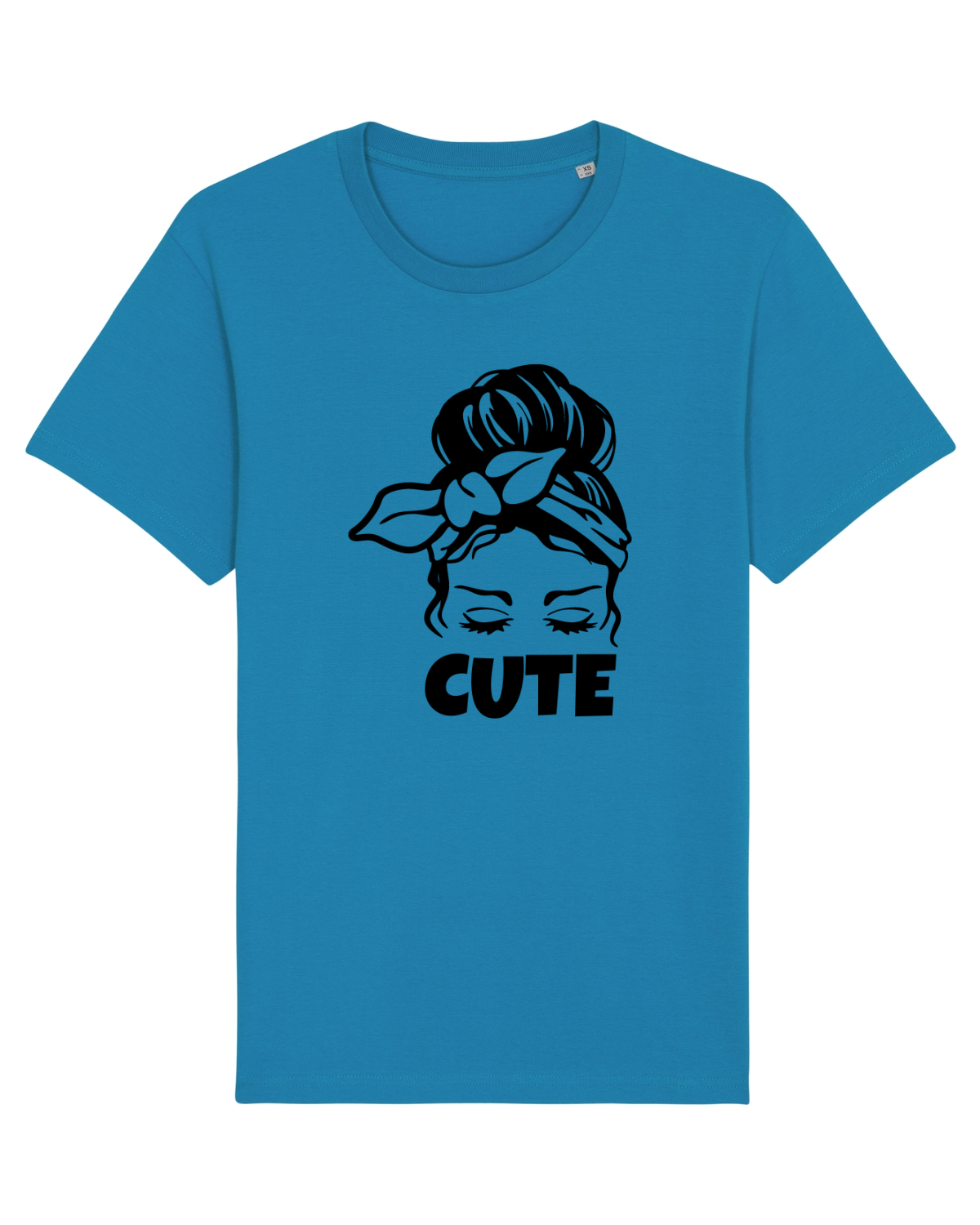 Tricou mânecă scurtă Unisex Rocker Azur