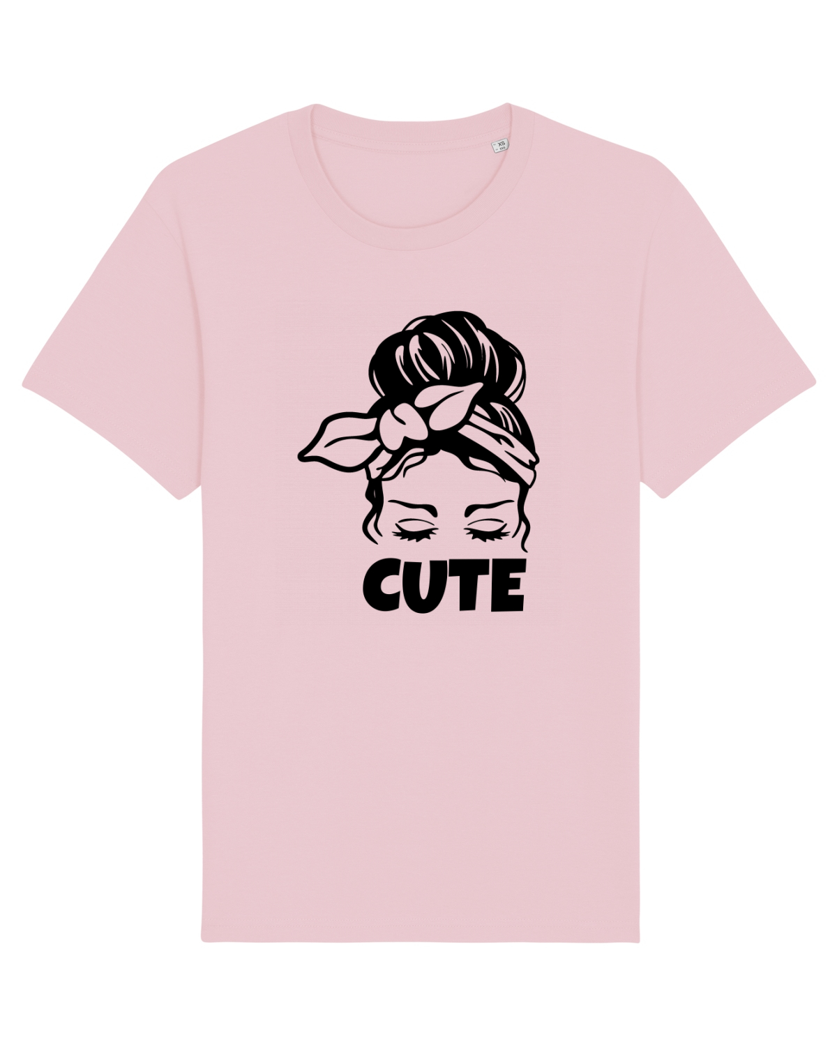 Tricou mânecă scurtă Unisex Rocker Cotton Pink