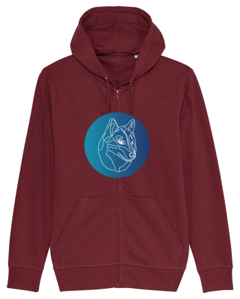 Wolf Lines Burgundy