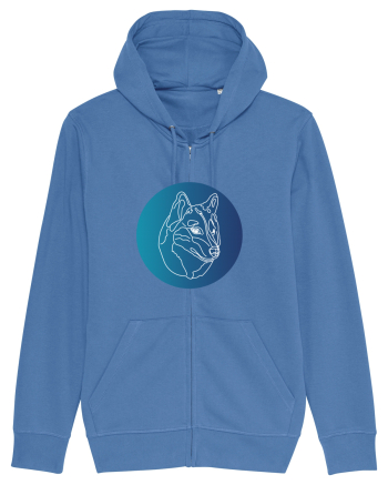Wolf Lines Bright Blue