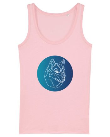 Wolf Lines Cotton Pink