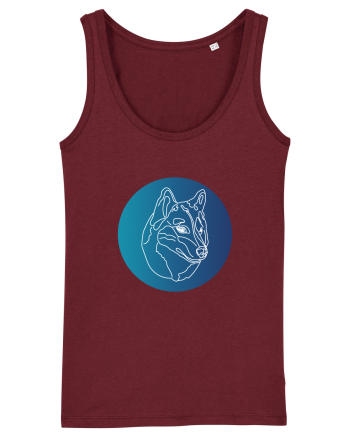Wolf Lines Burgundy