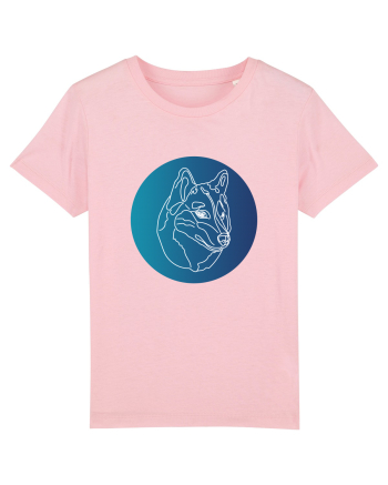 Wolf Lines Cotton Pink