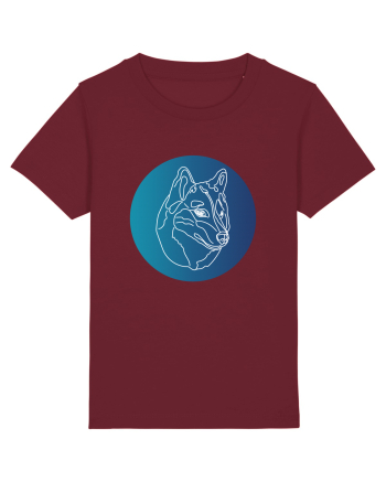 Wolf Lines Burgundy