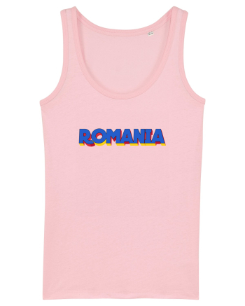 Romania 3D text Cotton Pink