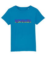 Romania 3D text Tricou mânecă scurtă  Copii Mini Creator