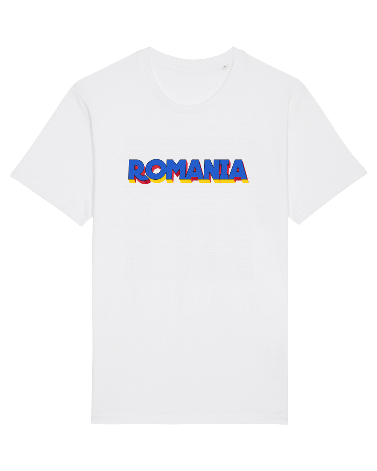Tricou mânecă scurtă Unisex Rocker White
