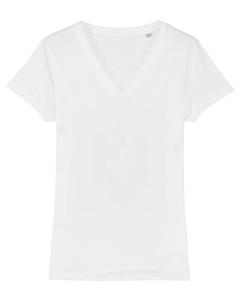 Romania Stema White