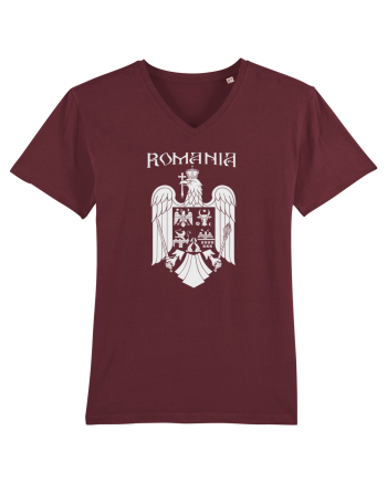Romania Stema Burgundy